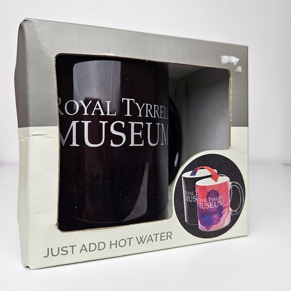 Royal Tyrrell Museum Mug Color Changing Albertosaurus Box Damage - Picture 2 of 4